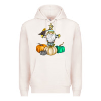 Pale Pink Happy Fall Premium Hoodie - CowhideDigitalArt