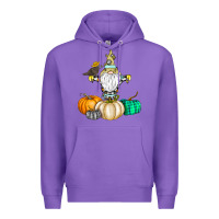 Purple Happy Fall Premium Hoodie - CowhideDigitalArt