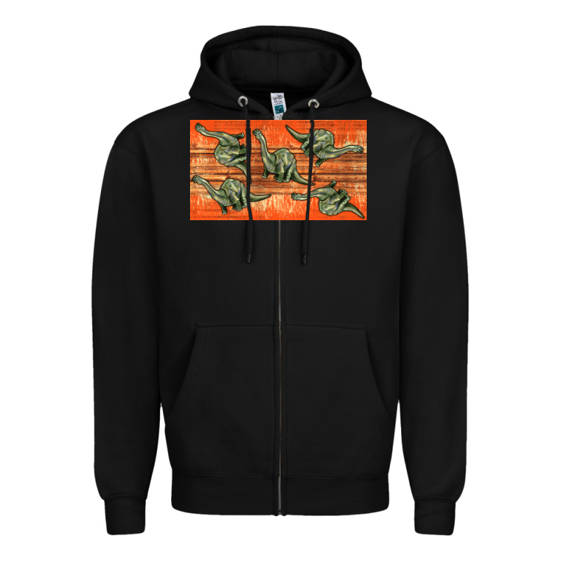 Dinosaur Brontosaurus Sippy Cup Zipper Hoodie by Artiststas | Teevron