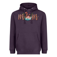 Plum mom flamingo Heavyweight Hoodie - BarkalooDesign