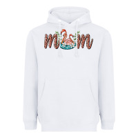 White mom flamingo Heavyweight Hoodie - BarkalooDesign