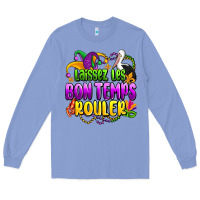 Colony Blue laissez les bon temps rouler olivia Long Sleeve Tee - OliviaCreatesArt