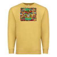 Antique Gold cinco de mayo sombrero skull mousepad Premium Sweatshirt - BarkalooDesign