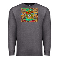 Charcoal Heather cinco de mayo sombrero skull mousepad Premium Sweatshirt - BarkalooDesign