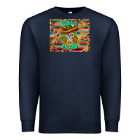 Navy cinco de mayo sombrero skull mousepad Premium Sweatshirt - BarkalooDesign