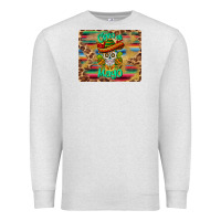 Oatmeal Heather cinco de mayo sombrero skull mousepad Premium Sweatshirt - BarkalooDesign