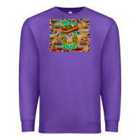 Purple cinco de mayo sombrero skull mousepad Premium Sweatshirt - BarkalooDesign