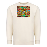 Sandshell cinco de mayo sombrero skull mousepad Premium Sweatshirt - BarkalooDesign