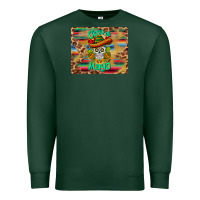Sports Green cinco de mayo sombrero skull mousepad Premium Sweatshirt - BarkalooDesign
