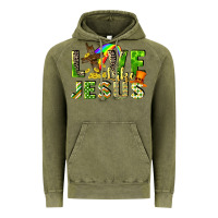 Vintage Olive Love like Jesus Vintage Hoodie - CowGirlArtShop
