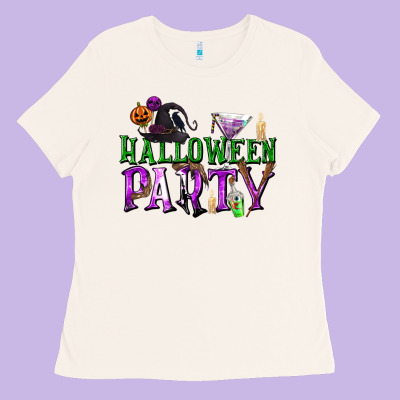 Halloween Party Ladies Tee Designed By Texasbilliewilder