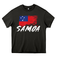 Asphalt samoan gifts   somoan flag t shirt Heavy Core Tee - longCreatives