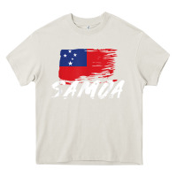 Cream samoan gifts   somoan flag t shirt Heavy Core Tee - longCreatives