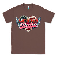 Chestnut American babe Classic Tee - HowdyJamesFarm