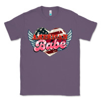 Lavender American babe Classic Tee - HowdyJamesFarm
