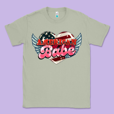 American Babe Classic Tee Designed By Howdyjamesfarm