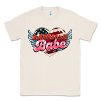 Natural American babe Classic Tee - HowdyJamesFarm