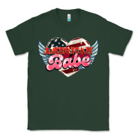 Sports Green American babe Classic Tee - HowdyJamesFarm