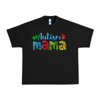 Black autism mama Urban Heavy Tee - CowGirlArtShop