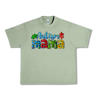 Oil Green autism mama Urban Heavy Tee - CowGirlArtShop