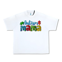 White autism mama Urban Heavy Tee - CowGirlArtShop