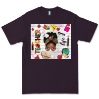 Plum afro teacher life Premium Tee - NancyCooperArtShop