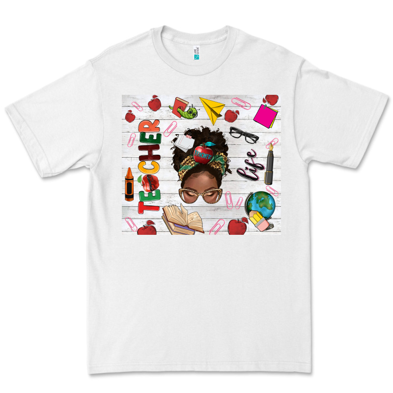 Afro Teacher Life Premium Tee by NancyCooperArtShop | Teevron