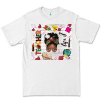 White afro teacher life Premium Tee - NancyCooperArtShop