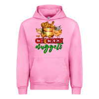 Fuchsia Pink chicken nuggets Urban Hoodie - AdoDesignShop