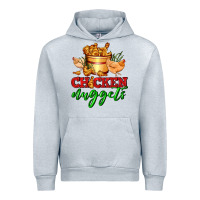Heather Grey chicken nuggets Urban Hoodie - AdoDesignShop