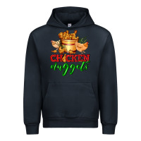 Navy chicken nuggets Urban Hoodie - AdoDesignShop