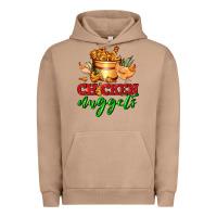 Pigment Burro chicken nuggets Urban Hoodie - AdoDesignShop
