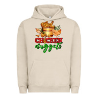 Pigment French Oak chicken nuggets Urban Hoodie - AdoDesignShop