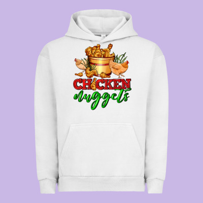 Chicken Nuggets Urban Hoodie Designed By Adodesignshop