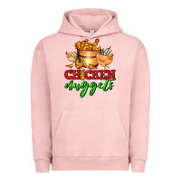 Pigment Salmon chicken nuggets Urban Hoodie - AdoDesignShop