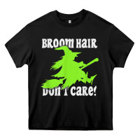 Black witches saying broom hair dont care halloween camper joke Heavy Core Tee - longCreatives