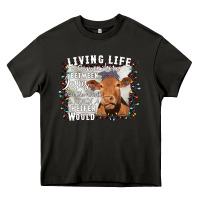 Asphalt Between Jesus Take The Wheel I Wish A Heifer Would Heavy Core Tee - Bettercallsaul