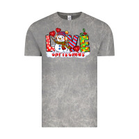 Cloud Rock love christmas snowman Vintage Tee - CowGirlArtShop