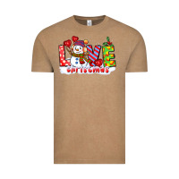 Vintage Coffee love christmas snowman Vintage Tee - CowGirlArtShop