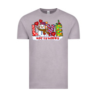 Vintage Zinc love christmas snowman Vintage Tee - CowGirlArtShop