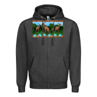 Charcoal Heather parasaurolophus sippy cup Zipper Hoodie - Artiststas