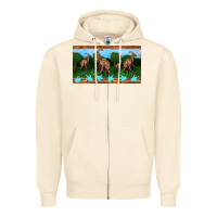 Sandshell parasaurolophus sippy cup Zipper Hoodie - Artiststas