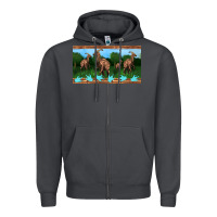 Smoke parasaurolophus sippy cup Zipper Hoodie - Artiststas