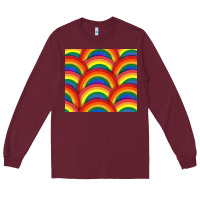 Burgundy Pride rainbow glitter tumbler Long Sleeve Tee - FaDigitalArtStudio