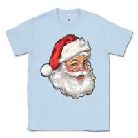 Dusty Blue Santa Claus Classic Tee - RanaPortraitStore