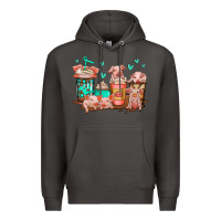 Smoke cute pigs coffee Premium Hoodie - Jasminsmagicworld