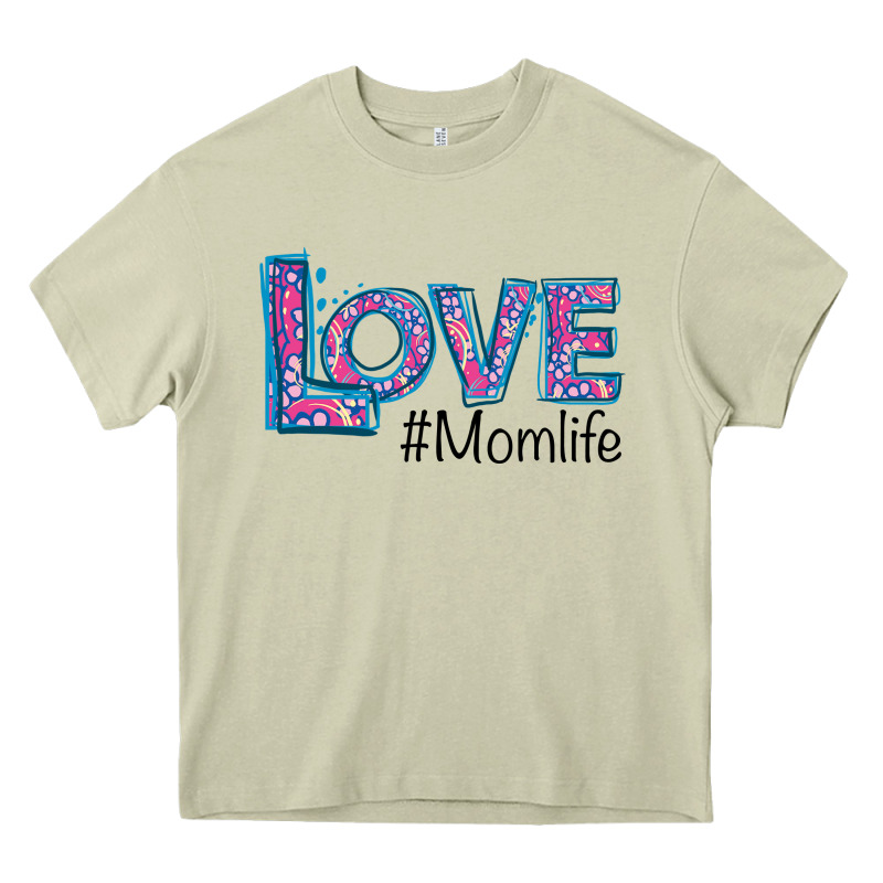 Love Mom Life Heavy Core Tee by Bettercallsaul | Teevron
