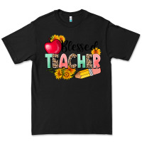 Black blessed teacher Premium Tee - NancyCooperArtShop