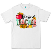 White blessed teacher Premium Tee - NancyCooperArtShop