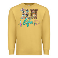 Antique Gold western nurse rn  life Premium Sweatshirt - BarkalooDesign